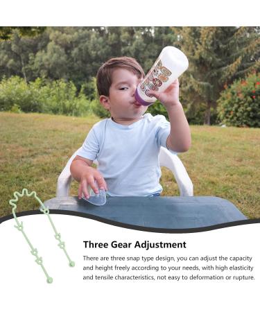 Buy Silicone Baby Toy Belts & Stretchy Pacifier Chains | Tasting Straps for Toys & Bottles | Secure Shopping Cart & Stroller Solutions in Anxick Mung Bean Color - Buy Online on GoSupps.com