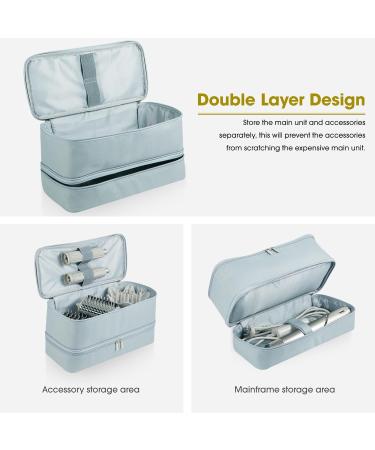 Gencam Double-Lodged Carrier Bag for Shark Flexstyle & Dyson Airwrap - Portable Travel & Storage Gray Double-Layer - Buy Online on GoSupps.com