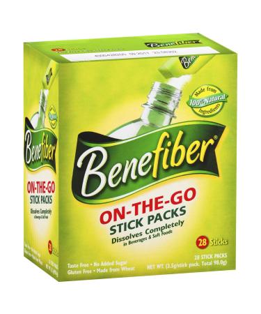 Benefiber Natural Fibre Supplement On-The-Go Stick 28 Pack