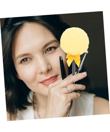 Healeved puff face body sponge body applicator fragrance dusting lollipop shape makeup puff face cosmetic puff face puff child super soft long hair Small puff round - Buy Online on GoSupps.com