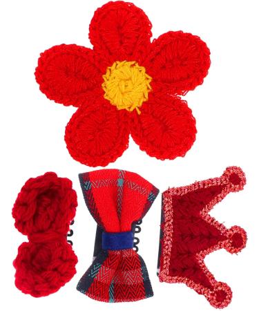 FRCOLOR 4 Sets girls hair clip bow hair clips toddler alligator clips toddler girl hair clip flower hair clips kids hair pin flower claw clips flower hair pin Metal crown Princess Miss - Buy Online on GoSupps.com