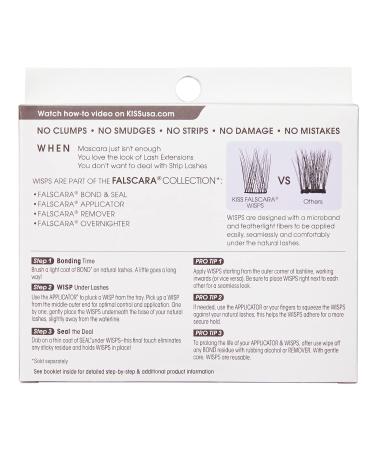 Kiss Falscara Petite Volume Wisps Multi-Pack - Instant Volume and Length for Stunning Lashes - Buy Online on GoSupps.com