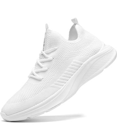 VAMJAM Men's Lightweight Running Shoes - Breathable Fashion Sneakers for Workout and Casual Sports - White022 - Buy Online on GoSupps.com