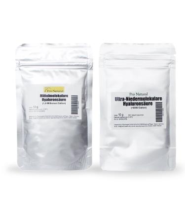Pro natural hyaluron acid powder 20 g - Buy Online on GoSupps.com
