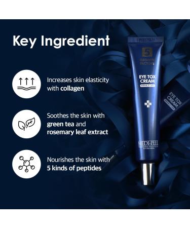 Medi-peel Firming Eye Tox Cream 1.35fl.oz. / 40ml - Anti-Wrinkle Eye Care - Buy Online on GoSupps.com