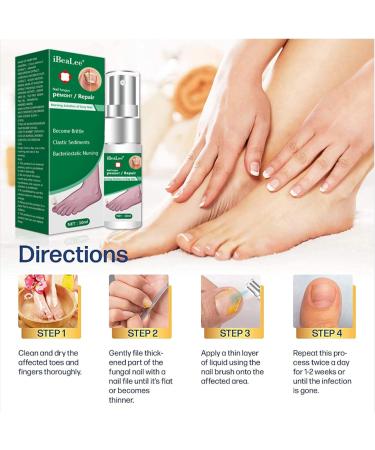 Nail Fungal Treatment Spray - Advanced Toenail & Nail Strengthener Repair - 10ml - Buy Online on GoSupps.com