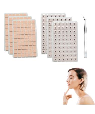 Acupuncture-ear seeds ear-seed acupuncture ear massage sticker disposable ear seeds 600 pieces of ear seed pavement vaccaria seed for ear acupressure acupressure set with 1 tweezer
