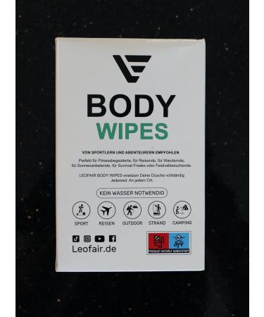 100 XXL Leofair Smart Body Wipes - Odorless Wet Wipes for Sports Travel & Outdoor - 10 Pack | Perfect for Festivals & Vacations - Buy Online on GoSupps.com