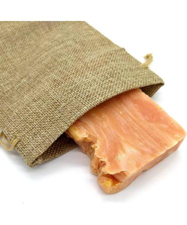  Buabi 2 Pack Natural Handmade Hand Soap Biodegradable Solid Soap Zero Waste Vegan Jute Gift Bag 2 x 100g Pills (Argan Oil & Donkey Milk) - Buy Online on GoSupps.com