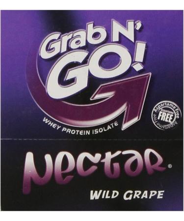 Buy Syntrax Nectar Grab N Go Whey Protein - Wild Grape 12 Count Packets | High Protein Low Carb International Shipping - Buy Online on GoSupps.com