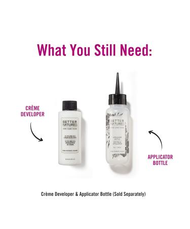 Permanent 3V Dark Plum Hair Color Dye - Vegan Naturally-Derived Formula for 100% Gray Coverage Lasting 8 Weeks - Shop Internationally - Buy Online on GoSupps.com
