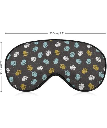 Doodle Dog Paw Sleep Mask for Women | Adjustable Eye Shades Cover | Comfortable & Stylish Sleeping Mask - Buy Online on GoSupps.com