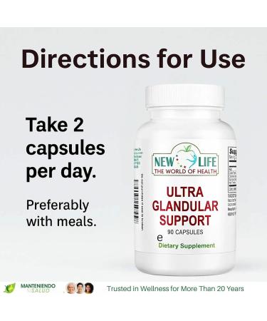 New Life Glandular Balance Support Thyroid Support 90 Capsules - Buy Online on GoSupps.com