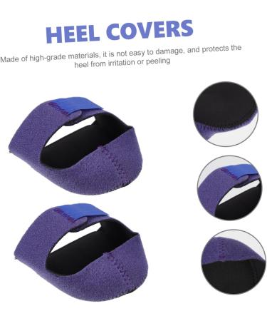 Silicone Heel Covers & Socks - Moisturizing Plantar Inserts for Dry Heels | Breathable Foot Protector - Buy Online on GoSupps.com