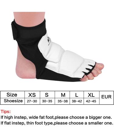 Taekwondo Foot Protector Gear  Ankle Brace Support Pad Feet Guard for MMA UFC Martial Arts Fight Training Sparring Kung Fu Kickboxing Tae Kwon Do Feet Protective TKD Foot Gear for Men Women Kids X-Large - Buy Online on GoSupps.com
