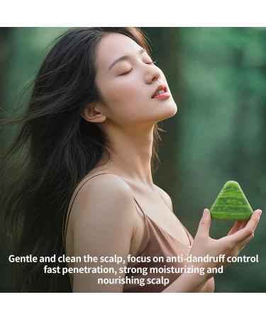  Njidher Solid Hair Shampoo Soap | Deep Cleansing Anti-Shine Shampoo Light Hair Care for Young Men Women Teen Family - Buy Online on GoSupps.com