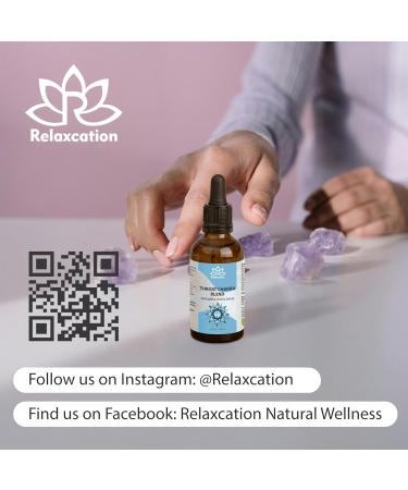 Relaxcation Throat Chakra Blend Oil | Blue Tansy Peppermint Eucalyptus & Rosemary | Botanical Oil for Clarity Confidence & Honest Expression | Ideal for Meditation | Vegan Cold Pressed (1 oz) 1 Fl Oz (Pack of 1) - Buy Online on GoSupps.com