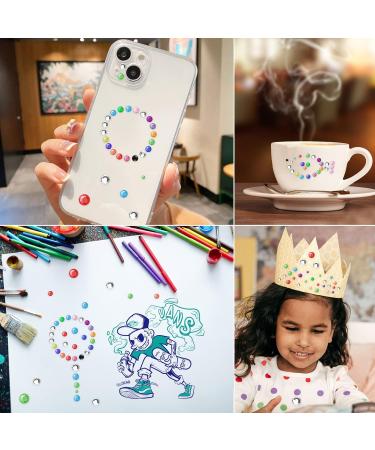 Fousenuk 3520 Self-Adhesive Glittering Stones - 16 Leaves 4 Sizes 16 Colors for DIY Art Face & Nail Make-Up - International Shipping Available - Buy Online on GoSupps.com