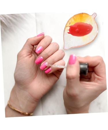CLISPEED Palette de Manucure 3 Pi ces R sine Agate 3 Tailles Plateau M lange Vernis Ongles Nail Art Professionnel F te Usage Polyvalent - Buy Online on GoSupps.com