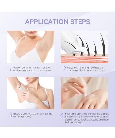 Razor Women 2-in-1 Intimate Electric Shaver | Waterproof IPX7 Trimmer for Bikini Zone | Wet & Dry Use - Buy Online on GoSupps.com