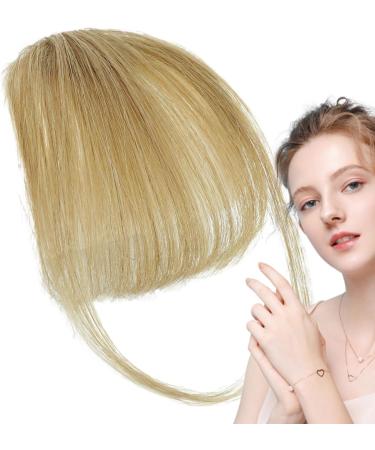 Fringe Clip-In Bangs Real Hair Real Hair Fringe Bangs Human Hair Clip In Fringe Extensions Natural Bangs With Temple Hairpieces Real Hair Extensions for Women Grey gold - Buy Online on GoSupps.com