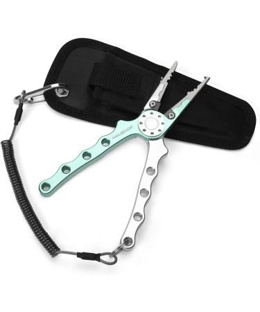 HASHOF 3PC Fishing Tool Kit: Stainless Steel Fish Lip Gripper, Aluminum Fishing Pliers, Hook Remover with Coiled Lanyard - Buy Online on GoSupps.com