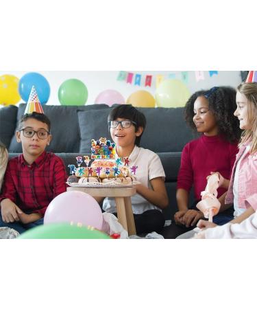 25 Pcs Cartoon Birthday Cake Toppers and Cupcake Toppers - Theme Party Decorations Supplies (zmj buou) - Buy Online on GoSupps.com
