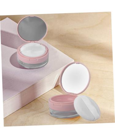 POPETPOP 1 Set Elastic Powder Box Round Makeup Organizer Portable Makeup Case Cosmetic Holder Travel Shell - Buy Online on GoSupps.com