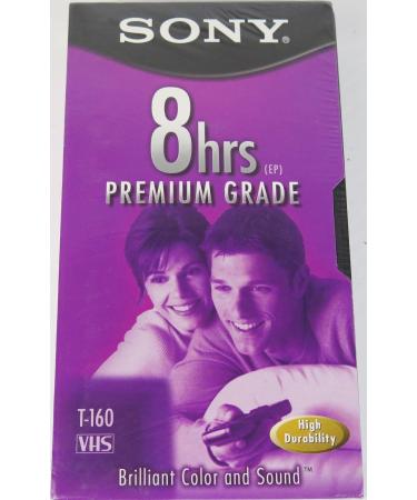 Sony T-160 Premium Grade VHS Tapes - 10 Pack