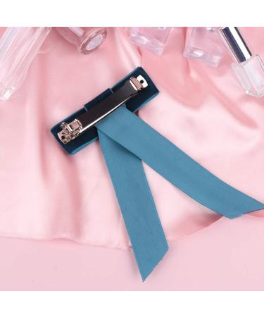 Lurrose Large Bow Hair Clip Big Bow Hair Barrette Long Tail French Barrettes Bows Hair Clips for Women Girls Styling Hair Accessories - Buy Online on GoSupps.com