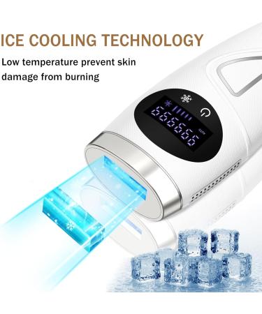 IPL Hair Removal Device with 5 Energy Levels & Cooling System | 999 999 Pulses | LED Display | Best Gifts for Women - Buy Online on GoSupps.com