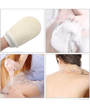 Organic Luffa Gloves for Peeling & Exfoliating | Eco-Friendly Bath & Shower Gifts for Women - Buy Online on GoSupps.com