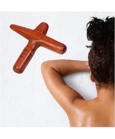 Asian Wellness Wooden Massage Cross | One-Piece Massage Aid for Ultimate Relaxation - Buy Online on GoSupps.com