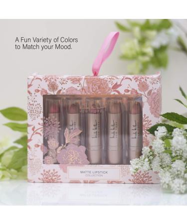 Nicole Miller 5 Pack Matte Liquid Lipstick Collection - International Shipping Available | Shop Now for Long-Lasting Color - Buy Online on GoSupps.com