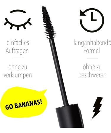  BANANA BEAUTY Banana Beauty Define Me Black Vegan Mascara - Intense and Long Lasting Makeup Effect - For Thick Lashes and Definition - Buy Online on GoSupps.com