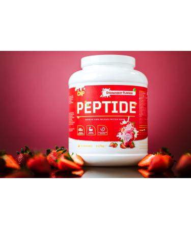CNP Professional Peptide High Protein 48g Premium Timed Release Protein Blend Micellar Casein Digestive Enzymes 2.2Kg 6 Flavours Available (Strawberry) New Strawberry - Buy Online on GoSupps.com