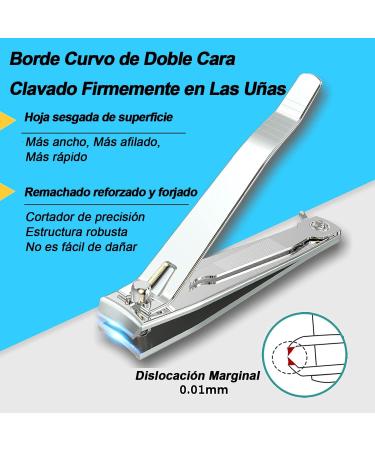 Xnourney Nail Clippers Set Premium Stainless Steel Nail and Toenail Cutters Nail Cutter Sets with Sharp Nail File - Buy Online on GoSupps.com