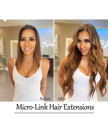 500 Pcs Micro Ring Beads Kit with Hair Extension Tools for Brown Fairy Hair Tinsel Strands - Professional Styling Accessories - Buy Online on GoSupps.com