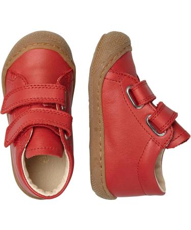 Naturino Cocoon VL Leather First-Steps Shoes - Size 3 UK Child - Pomegranate - Buy Online on GoSupps.com