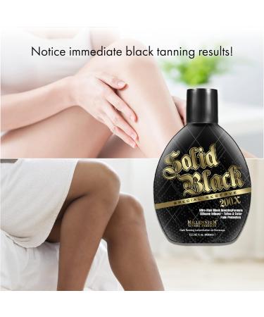 Millennium Tanning Solid Black Special Reserve 200X Tanning Lotion 13.5oz - 3 Pack - Buy Online on GoSupps.com