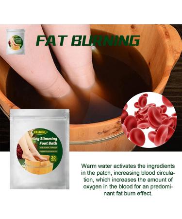 20PCS Lymphatic Drainage Ginger Foot Bath Bags - Slimming & Improve Sleep - Suitable for All - Buy Online on GoSupps.com