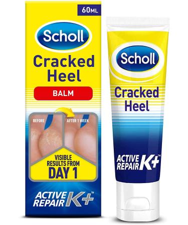 Scholl Cracked Heel Repair Cream Active Repair K+ Visible Results In 3 Days 60ml