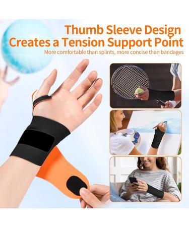 Ultra-Thin Elastic Wrist Brace | Compression Support for Carpal Tunnel Arthritis & Tendonitis - Fits Both Hands - Buy Online on GoSupps.com