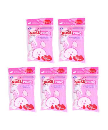 Nosebleed Plugs 5 Pack Nasal Nose Stopper Cotton Rolls for Mouth and Nose Nose Tampons Blood Stopper Nosebleed Plugs for Kids Nosebleed Stop for Children and Small Adult Home Ourdoor Sports(L)