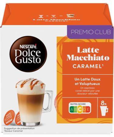 NESCAF Dolce Gusto Latte Macchiato Caramel Coffee Capsules 16 Coffee Capsules Caramel 1688 g 1er Pack - Buy Online on GoSupps.com