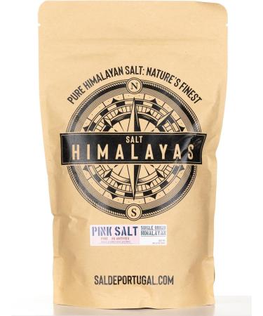 Quinta de Jugais Himalayan Pink Salt Refill 800g Coarse Rock Salt Crystals Natural Unrefined Ideal for Cooking and Seasoning