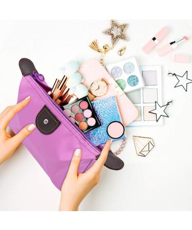 8 Multicolor Dumpling Shaped Nylon Cosmetic Bag - Foldable Travel Bag for Women | Best Shopping Bag - Buy Online on GoSupps.com