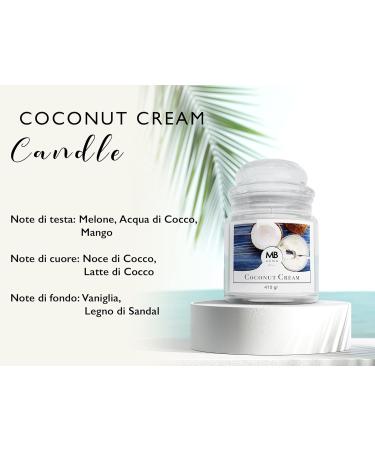 Buy Kerzen MB Home Basic 410GSM Coconut Cream Candle - International Shipping Available - Buy Online on GoSupps.com