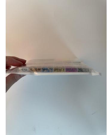 Ebanku 2 Boxing Holographic Nail Art Foil Flakes - Gold & Silver Glitter Confetti for DIY Nail Art Decoration - Buy Online on GoSupps.com