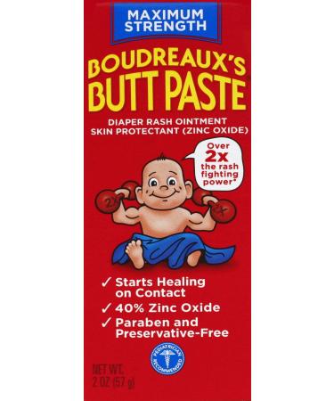 Boudreaux's Butt Paste  Maximum Strength  2 oz